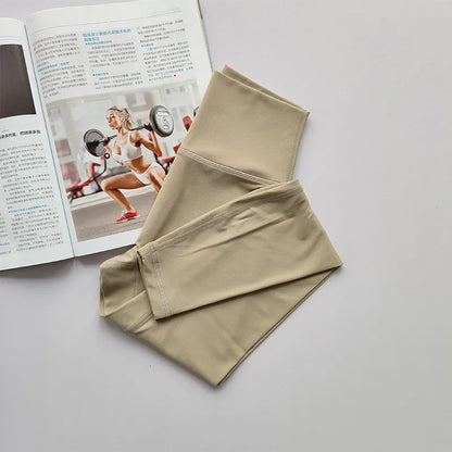 Two Tone Khaki Leggings